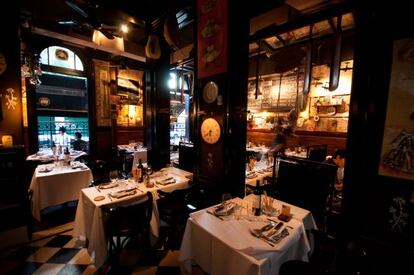 Interior del restaurante porteño La Cabrera.