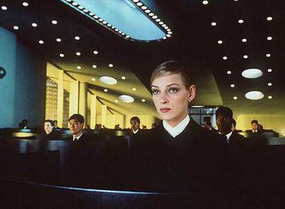 Uma Thurman, en una imagen de <i>Gattaca</i> (1997), de Andrew Niccol.