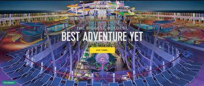 Imagen promocional del crucero de Flat Earth.