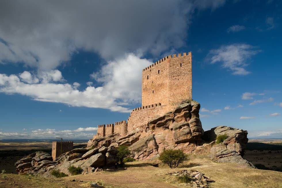 El castillo de Zafra, en Guadalajara. Francisco Javier Sobrino AGE