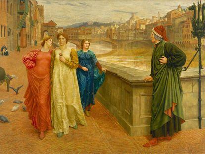 Dante i Beatriz, pintura del 1884 de Henry Holiday conservada a la Walker Art Gallery, aLiverpool.