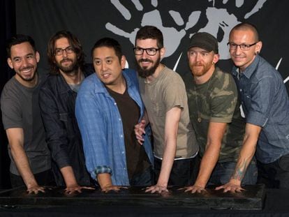 El grupo Linkin Park, en una imagen de 2014.
