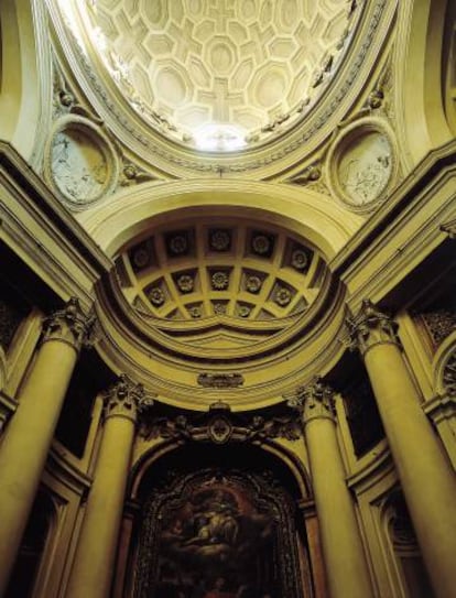 Iglesia de San Carlo alle Quattro Fontane, de Borromini.