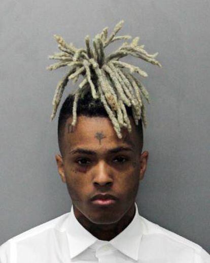 XXXTentacion, tras ser arrestado en 2017.