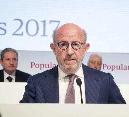 El presidente del Banco Popular, Emilio Saracho.