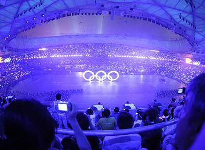 Ceremonia de apertura de los Juegos de Pekín 2008.