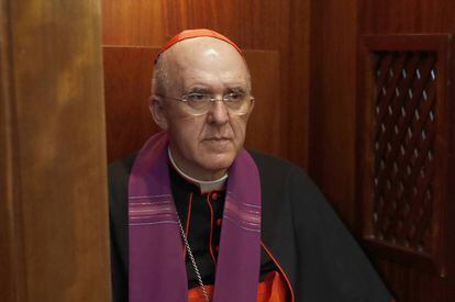 El cardenal y arzobispo de Madrid, Carlos Osoro. 