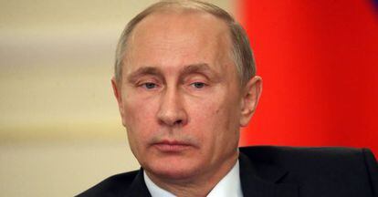 El presidente ruso, Vladímir Putin, en Moscú.