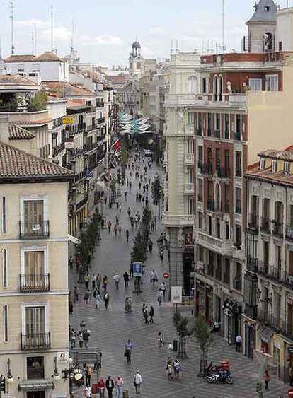 Vista de la calle del Arenal.