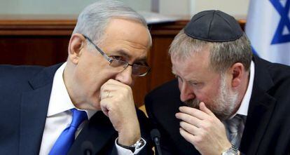 Benjamín Netanyahu, durante una reunión del Gobierno israelí.