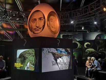 Exposición interactiva 'Desafío Dalí' en Ifema Madrid.