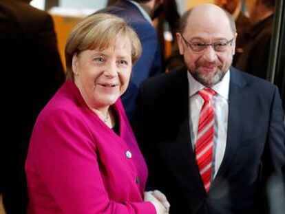 Los dos grandes partidos alemanes incian una semana de reuniones para sentar las bases de otra posible gran coalición