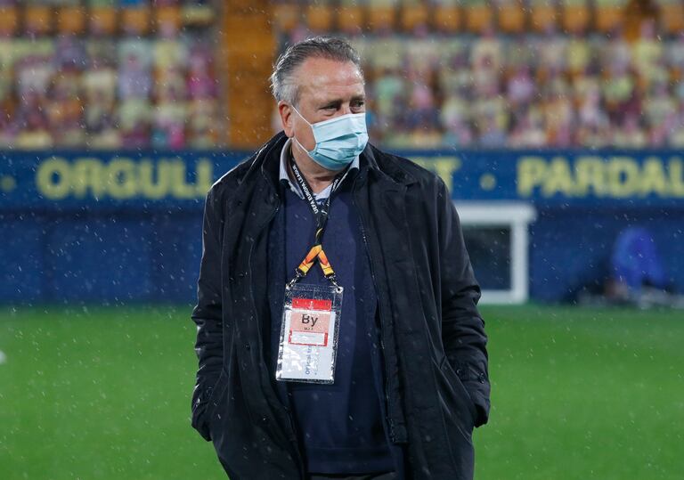 Fernando Roig en el estadio del Villarreal, en noviembre.