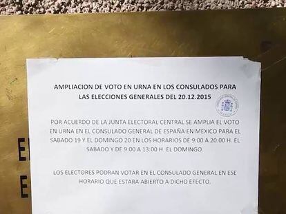 Votos a cuentagotas en México