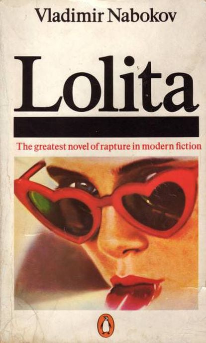 Portada de una edición en inglés de 'Lolita'.