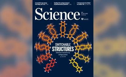La portada de la revista 'Science' del 14 de julio, con los resultados del equipo del químico Diego Peña.