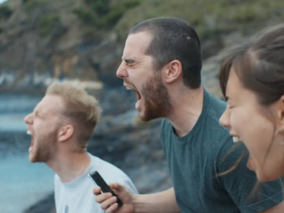 Els tres protagonistes, en una escena de 'Les dues nits d'ahir'.