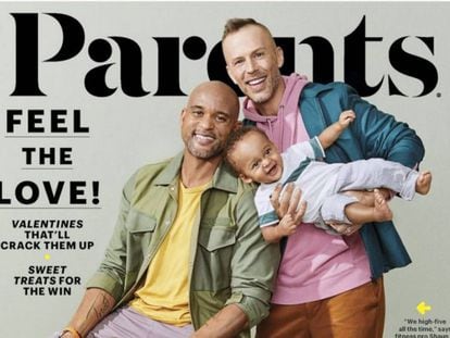La portada de febrero de la revista Parents.