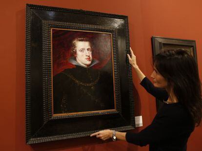 'Felipe IV', de Rubens, es colocado por Mercè Ros, en su galería de Feriarte que abre sus puertas del 21 al 29 de noviembre.