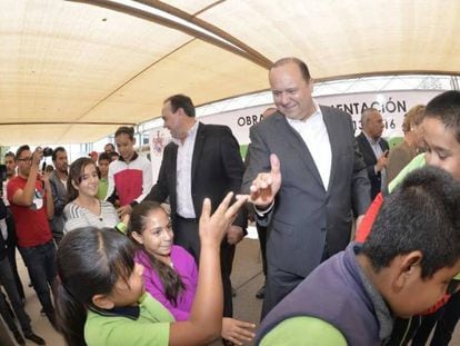 El exgobernador C&eacute;sar Duarte en un evento.