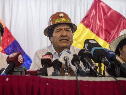 El expresidente de Bolivia, Evo Morales, en Buenos Aires, el pasado 29 de diciembre. 