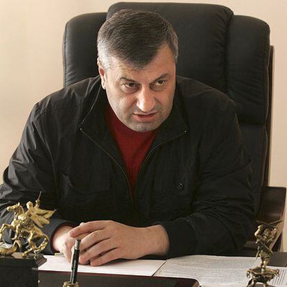 Eduard Kokoiti, presidente de Osetia del Sur.