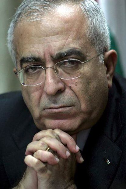 Salam Fayad, primer ministro de la Autoridad Palestina.
