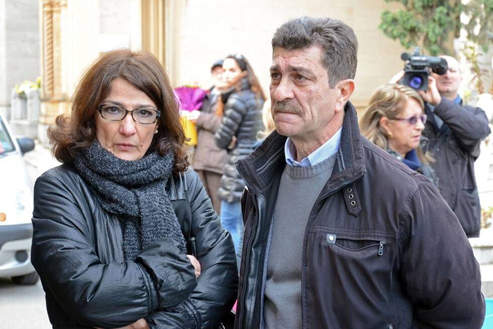 Santina y Pippo Biondo, padres de Mario.