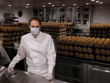 Daniel Humm, en su restaurante en mayo de 2020.