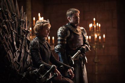 Lena Headey como Cersei Lannister y Nikolaj Coster-Waldau como Jaime Lannister.