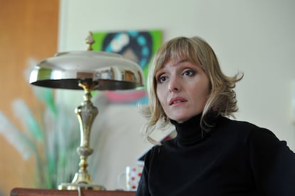La escritora Natalia Zito, durante una entrevista para EL PAÍS, en Argentina, en 2022.