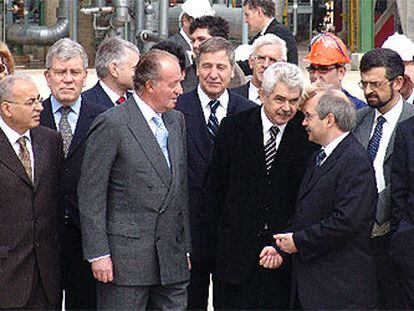 El rey Juan Carlos inaugura la planta de la multinacional Basf en Tarragona