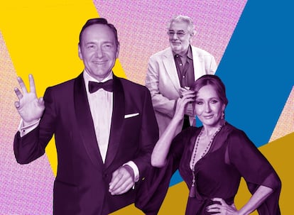 Kevin Spacey, Plácido Domingo y J.K. Rowling son tres figuras que, por motivos muy diferentes, se convirtieron en símbolos en distintos países de lo que se ha venido a llamar "cultura de la cancelación". Los tres siguen trabajando.