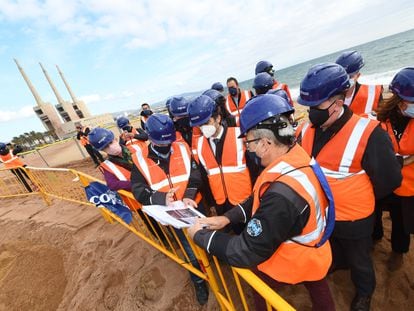 Inicio de las obras del puerto digital de cables submarinos.