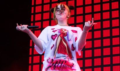 Billie Eilish actuant a Dublín a l'agost.