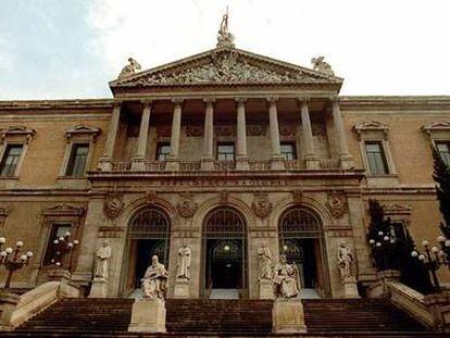 La Biblioteca Nacional de Madrid.
