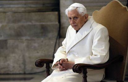 El papa emérito, Benedicto XVI, en una imagen de 2015.