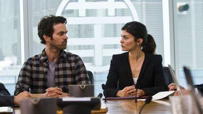 Romain Duris y Audrey Tautou, en 'Nueva vida en Nueva York'.