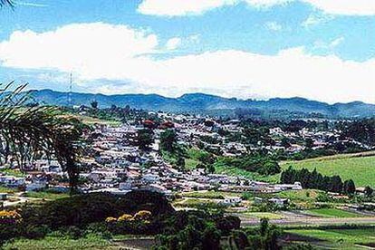 Vista parcial de la localidad brasileña de Biritiba-Mirim.