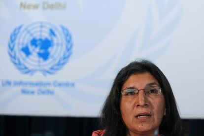 Rashida Manjoo, relatora de la ONU sobre la violencia contra la mujer