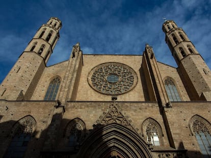 Façana principal de Santa Maria del Mar.