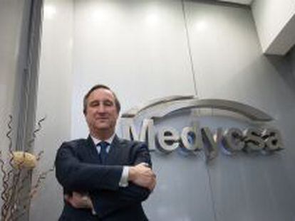 El subdirector general de Medycsa, Juan Dancausa, en la sede principal de Madrid. 