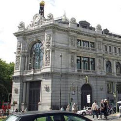 Fachada de la sede del Banco de España en Madrid.