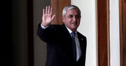El presidente de Guatemala Otto Pérez.
