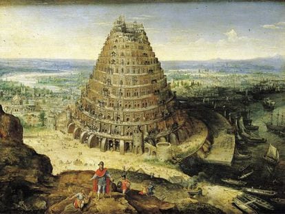 &quot;Torre de Babel&quot; (1594), de Lucas van Volkenborth.