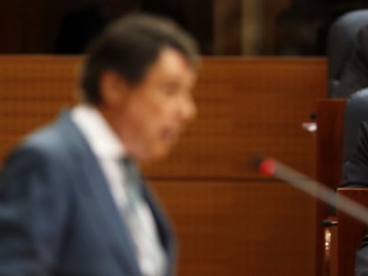 Ignacio González, Tomás Gómez, Gregorio Gordo y Luis de Velasco en el último debate de Madrid.