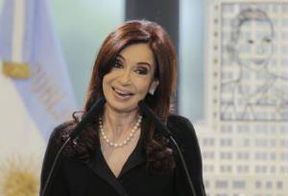 En la imagen, la presidenta de Argentina, Cristina Fernández de Kirchner. EFE/Archivo