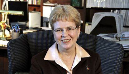 Jane Lubchenco, en su despacho del NOAA, en Washington.