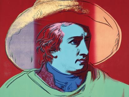 Goethe, visto por Andy Warhol.