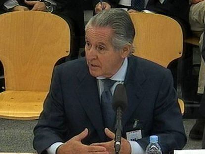 Miguel Blesa en la Audiencia Nacional por el juicio de las 'tarjetas black' EFE
